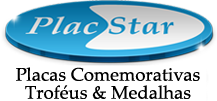 PLACSTAR - Placas de homenagem, medalhas & troféus.